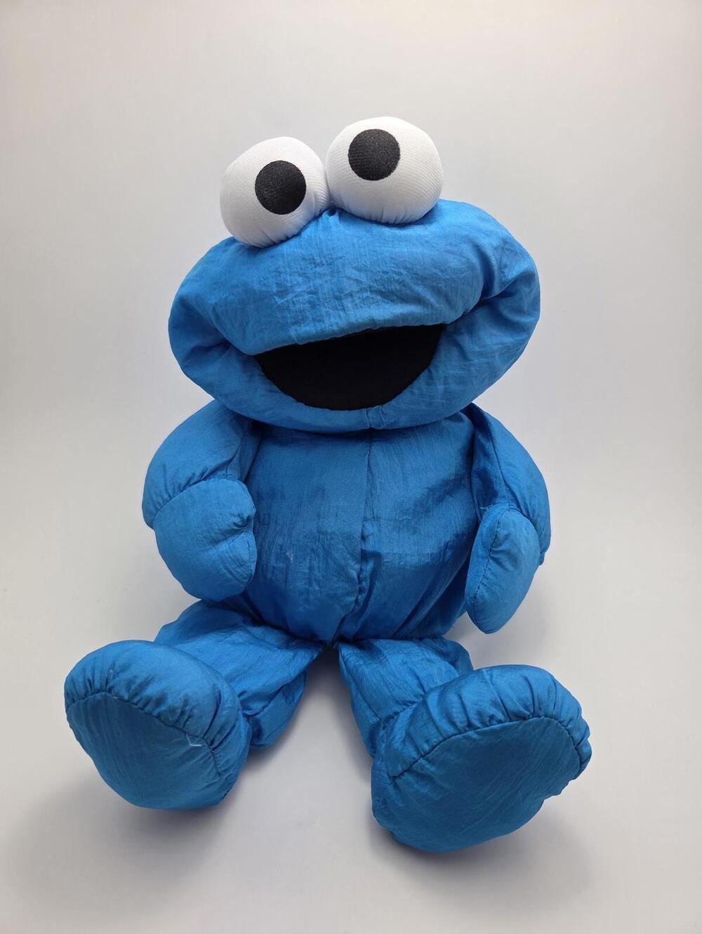 Playskool Cookie Monster Plush Nylon Stuffed Animal Sesame Street (12 inch)
